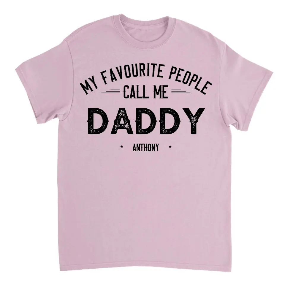 Mi gente favorita me llama mamá - Camiseta unisex personalizada familiar, sudadera con capucha, sudadera - Día del padre, regalo de cumpleaños para mamá