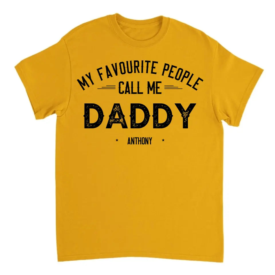 Mi gente favorita me llama mamá - Camiseta unisex personalizada familiar, sudadera con capucha, sudadera - Día del padre, regalo de cumpleaños para mamá