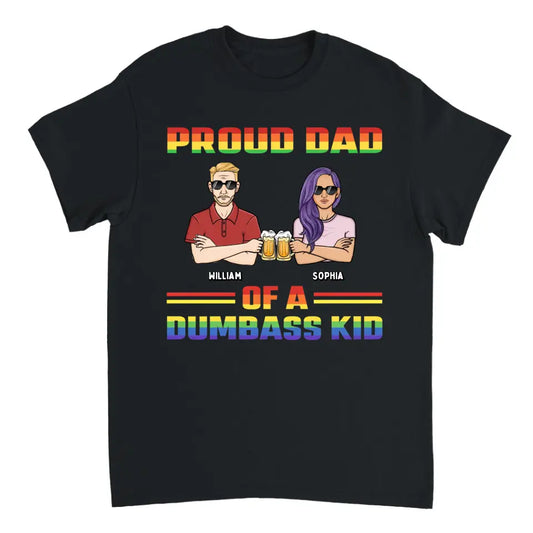 Proud Dad Of A Few Kids - Funny Gift For Pride Dad, Father, Grandpa - Personalized T Shirt