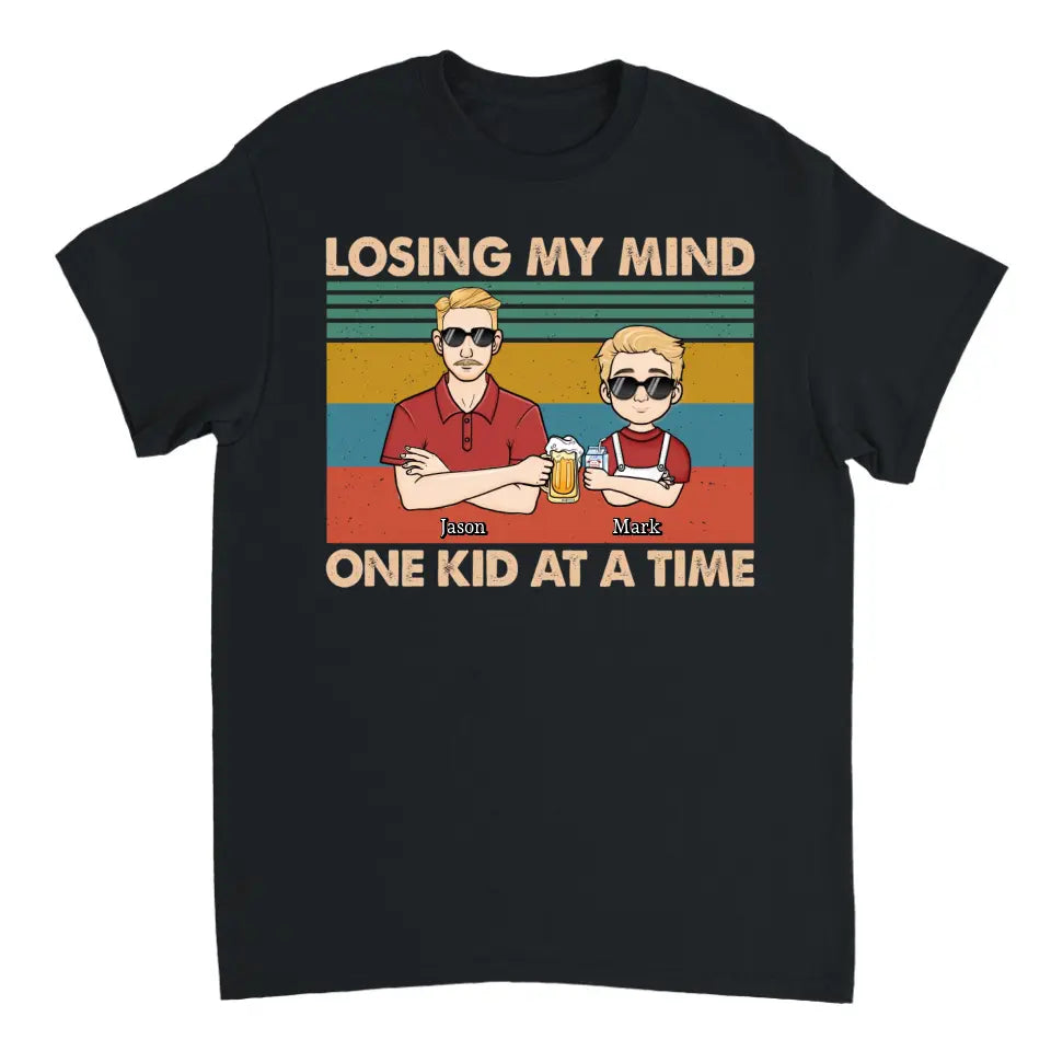 Losing My Mind One Kid At One Time - Personalized Custom Unisex T-shirt, Hoodie, Sweatshirt