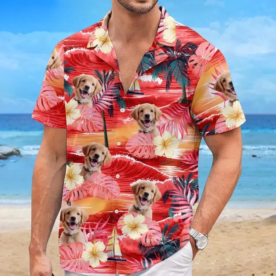 Custom Photo Summer Personalized Unisex Hawaiian Shirt