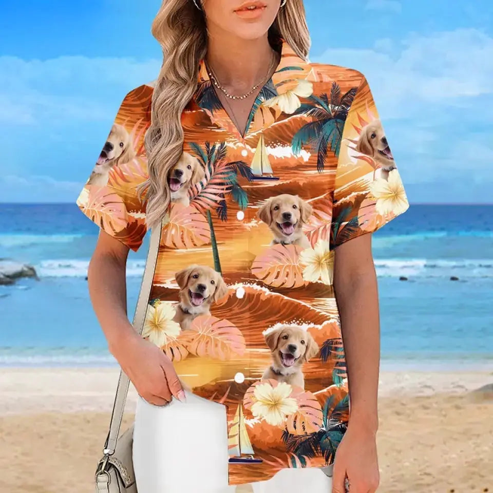 Custom Photo Summer Personalized Unisex Hawaiian Shirt