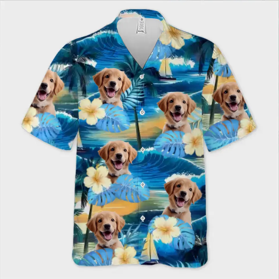 Custom Photo Summer Personalized Unisex Hawaiian Shirt