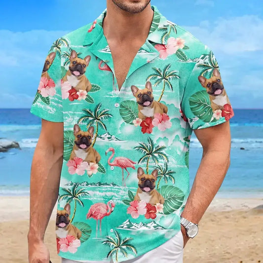 Custom Photo Go To The Beach - Personalized Hawaiian Shirt