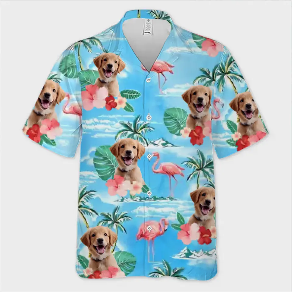 Custom Photo Go To The Beach - Personalized Hawaiian Shirt