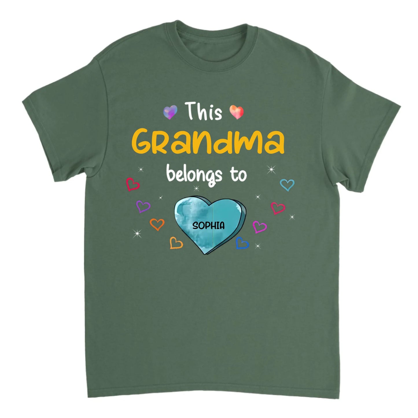 Personalized This Grandma Belongs To Sweet Heart - Mother's Day Gift, Gift For Mom, Grandma