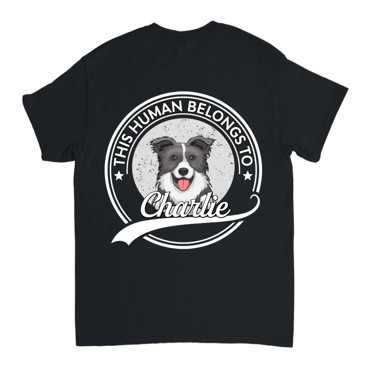 This Human Belongs To Dog - Personalized Unisex T-shirt, Sweatshirt, Hoodie - Gift For Dog Lovers