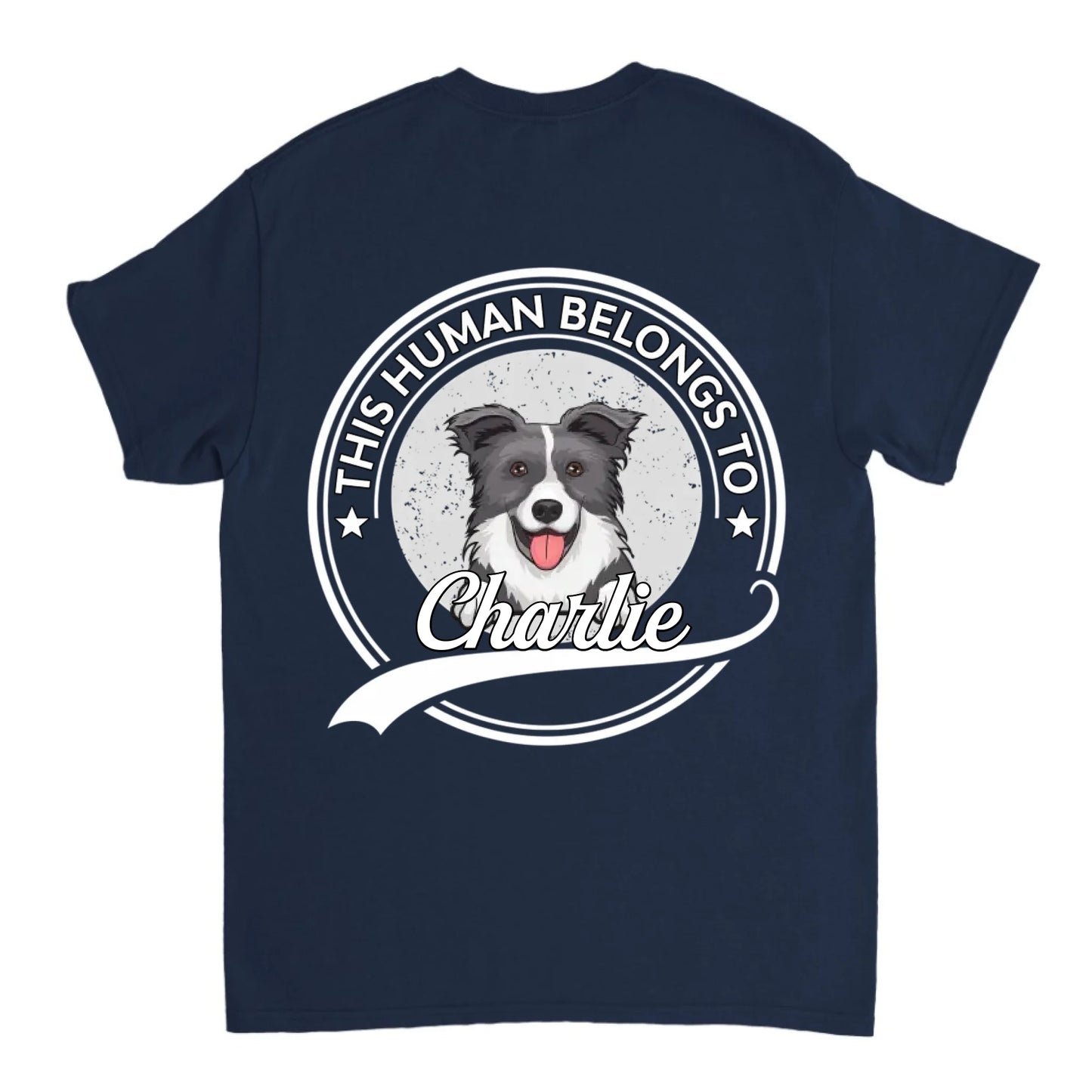 This Human Belongs To Dog - Personalized Unisex T-shirt, Sweatshirt, Hoodie - Gift For Dog Lovers