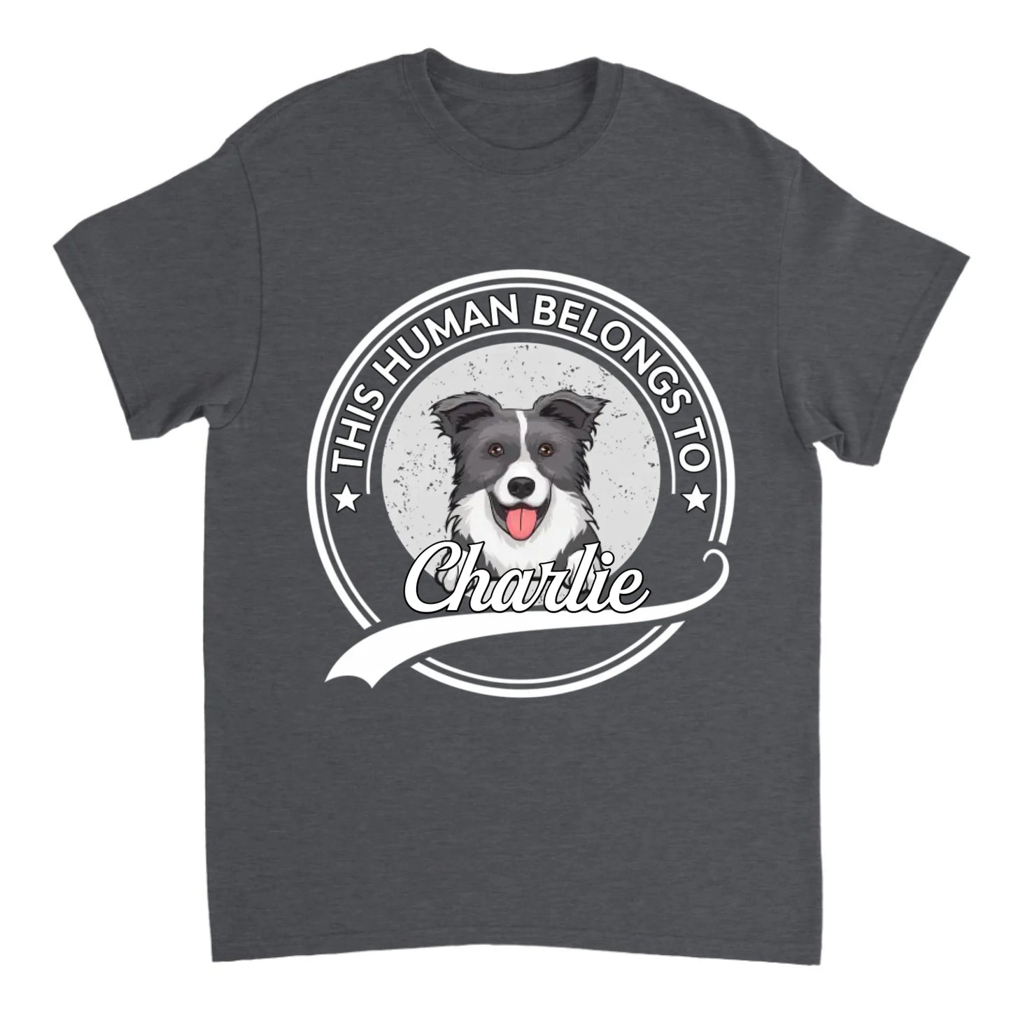 This Human Belongs To Dog - Personalized Unisex T-shirt, Sweatshirt, Hoodie - Gift For Dog Lovers