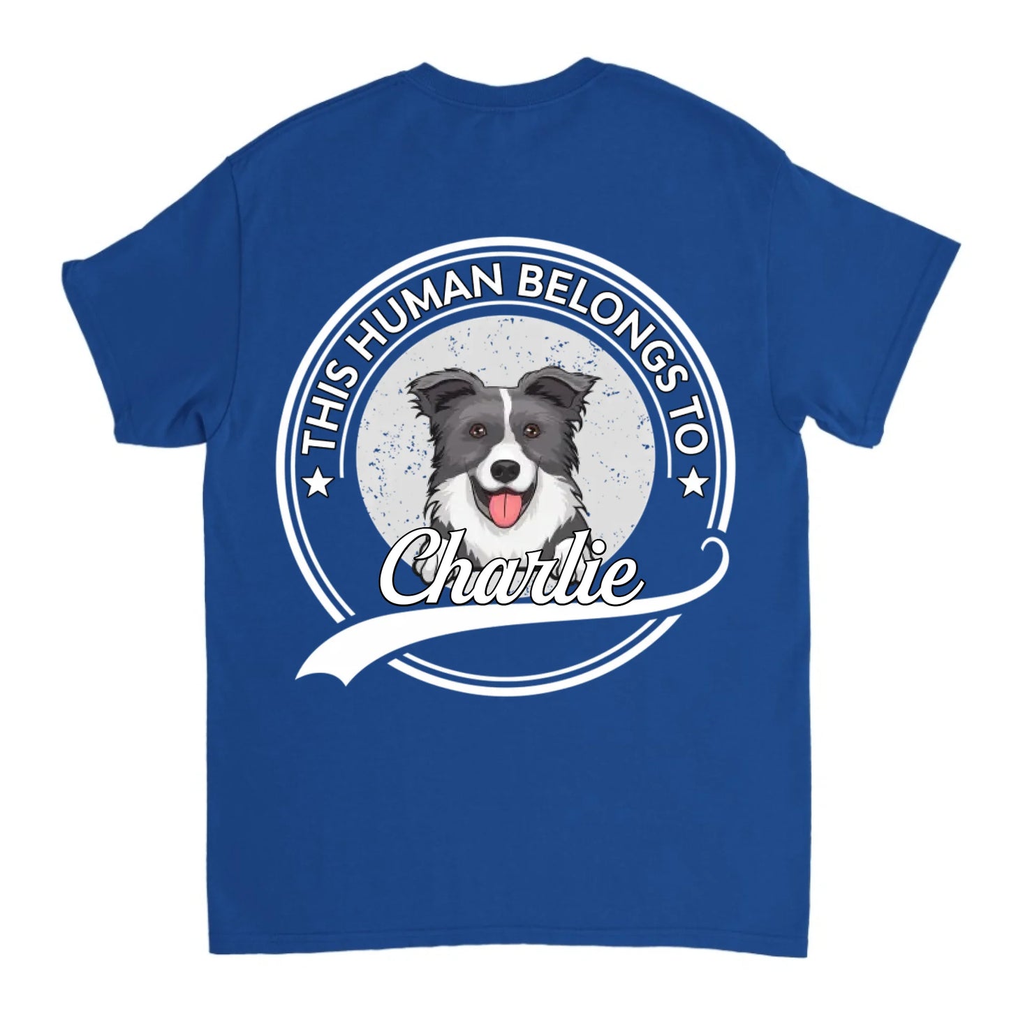 This Human Belongs To Dog - Personalized Unisex T-shirt, Sweatshirt, Hoodie - Gift For Dog Lovers