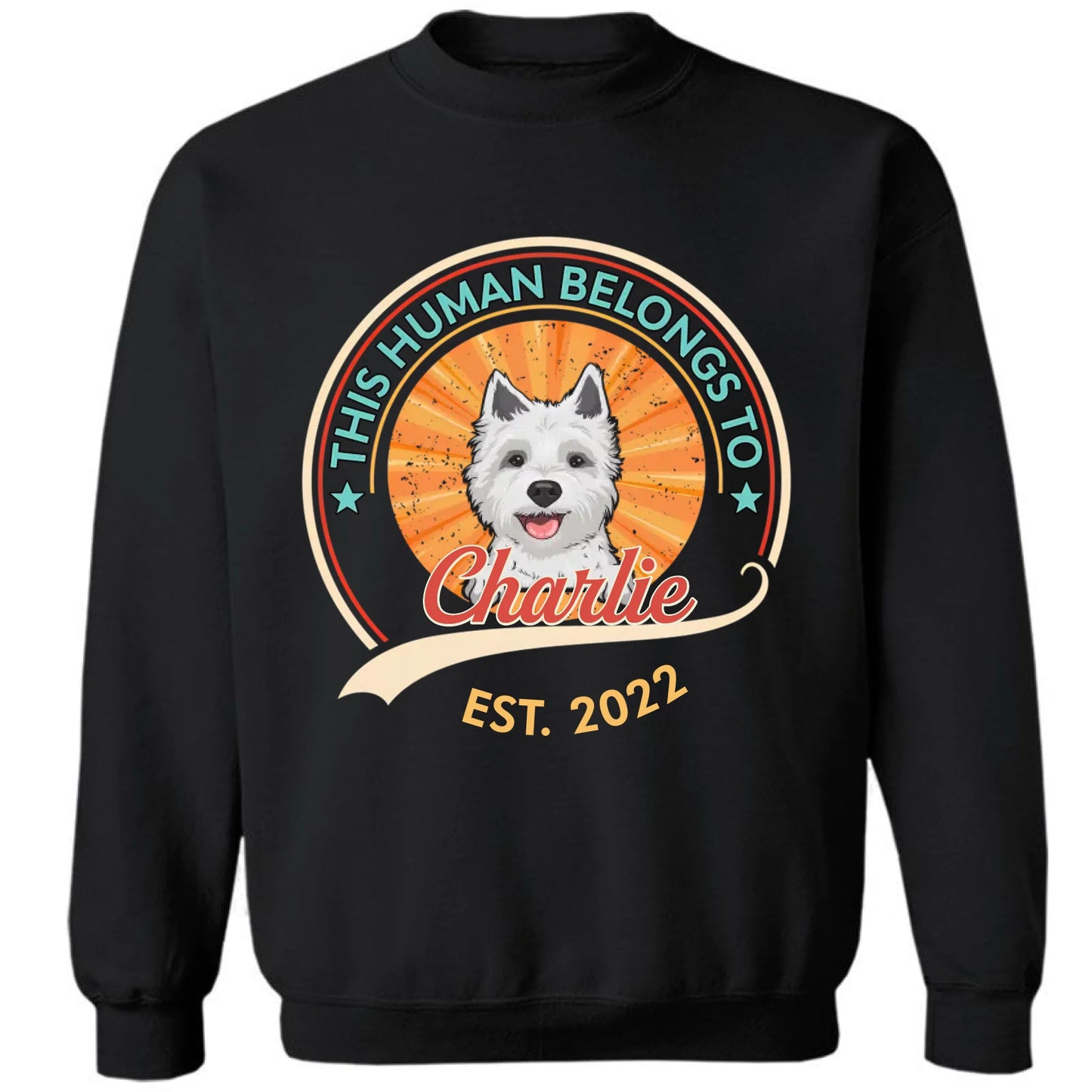 This Human Belongs To Dog - Personalized Unisex T-shirt, Sweatshirt, Hoodie - Gift For Dog Lovers