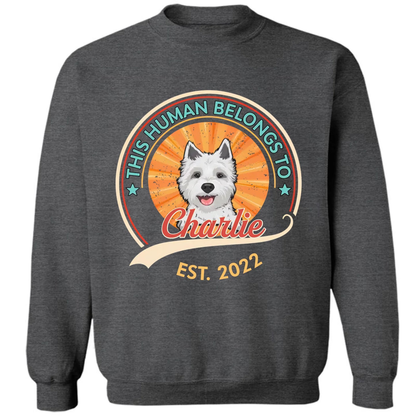 This Human Belongs To Dog - Personalized Unisex T-shirt, Sweatshirt, Hoodie - Gift For Dog Lovers