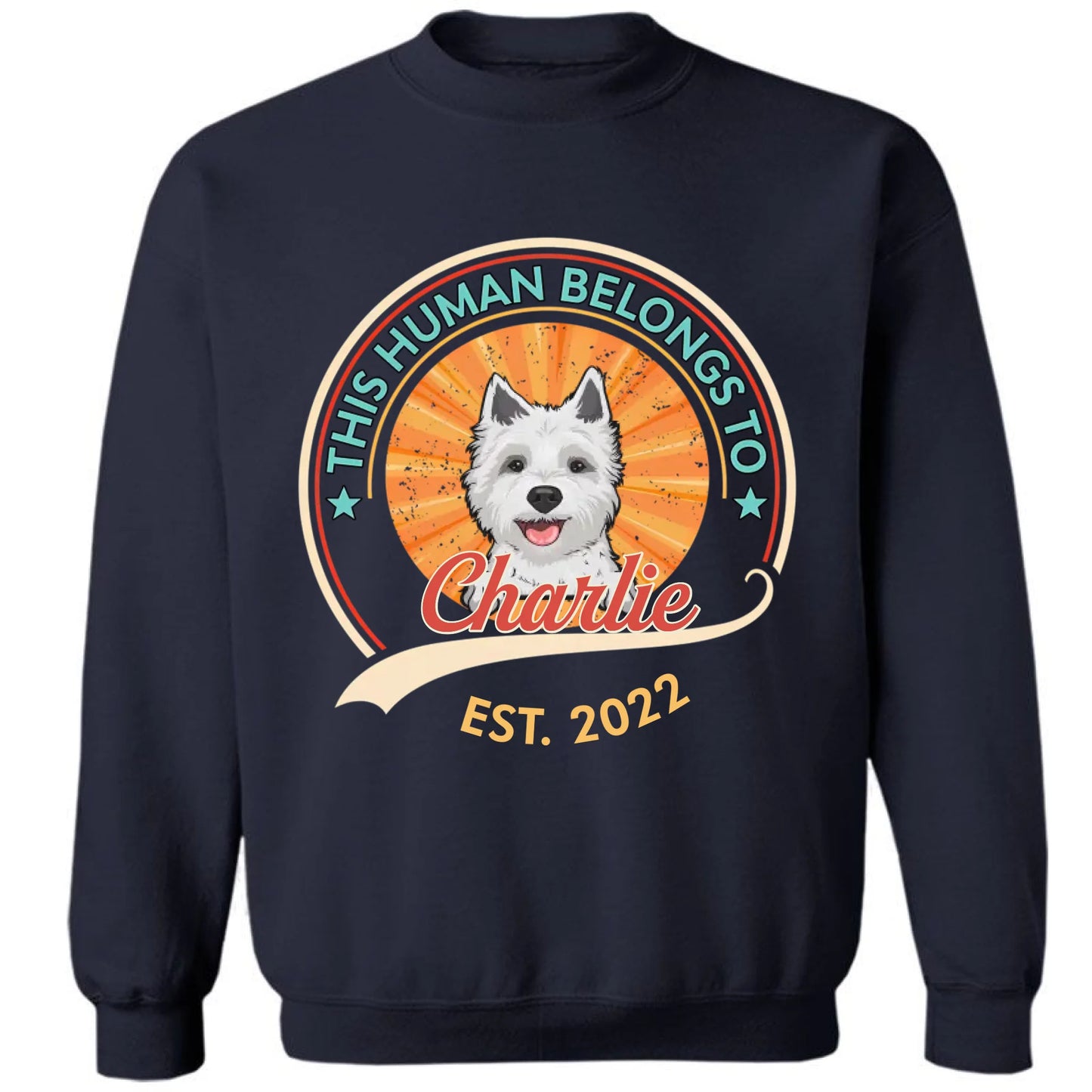 This Human Belongs To Dog - Personalized Unisex T-shirt, Sweatshirt, Hoodie - Gift For Dog Lovers