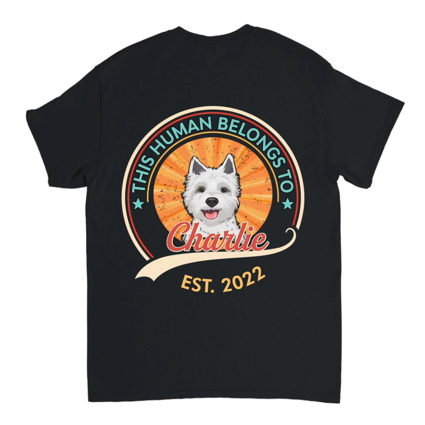 This Human Belongs To Dog - Personalized Unisex T-shirt, Sweatshirt, Hoodie - Gift For Dog Lovers