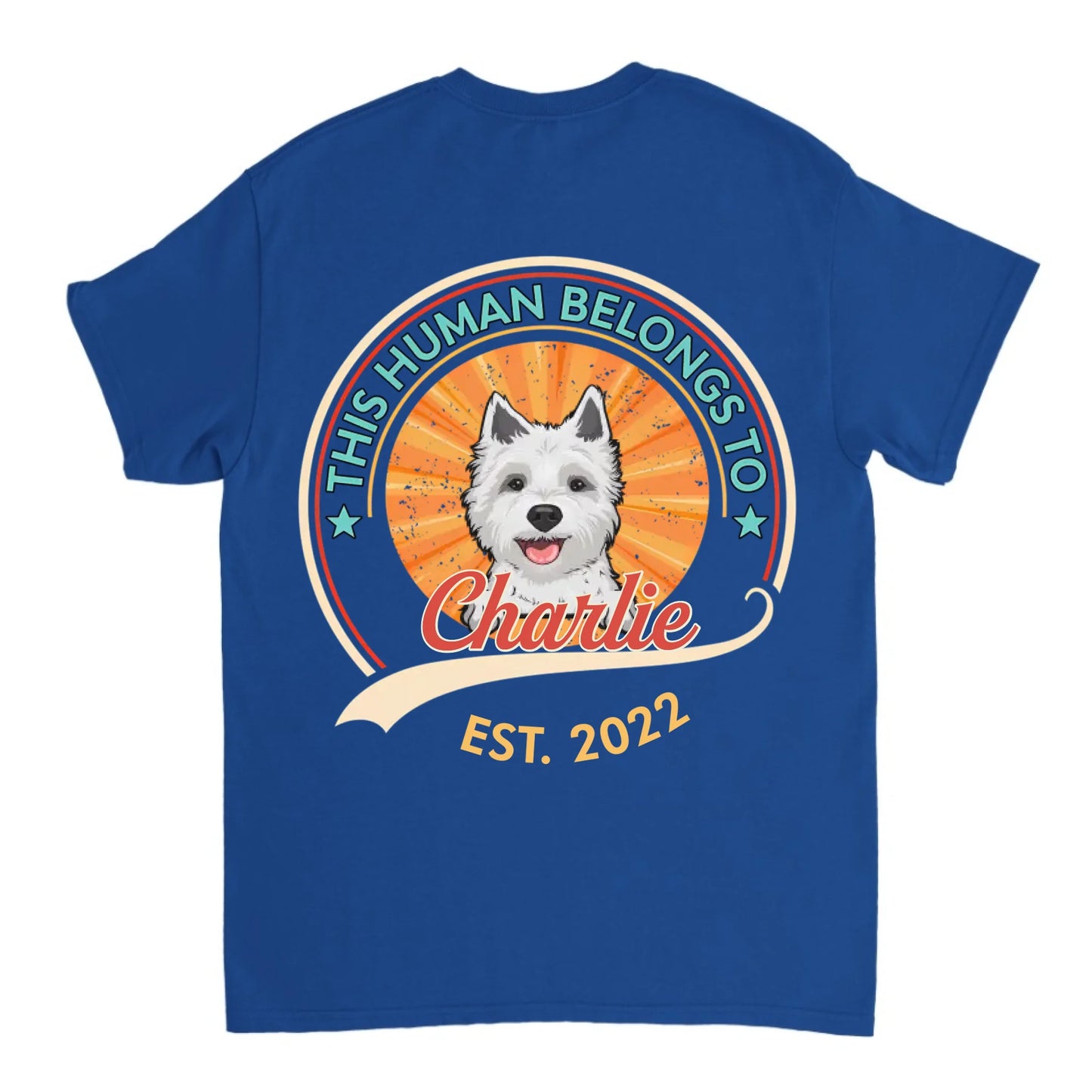 This Human Belongs To Dog - Personalized Unisex T-shirt, Sweatshirt, Hoodie - Gift For Dog Lovers