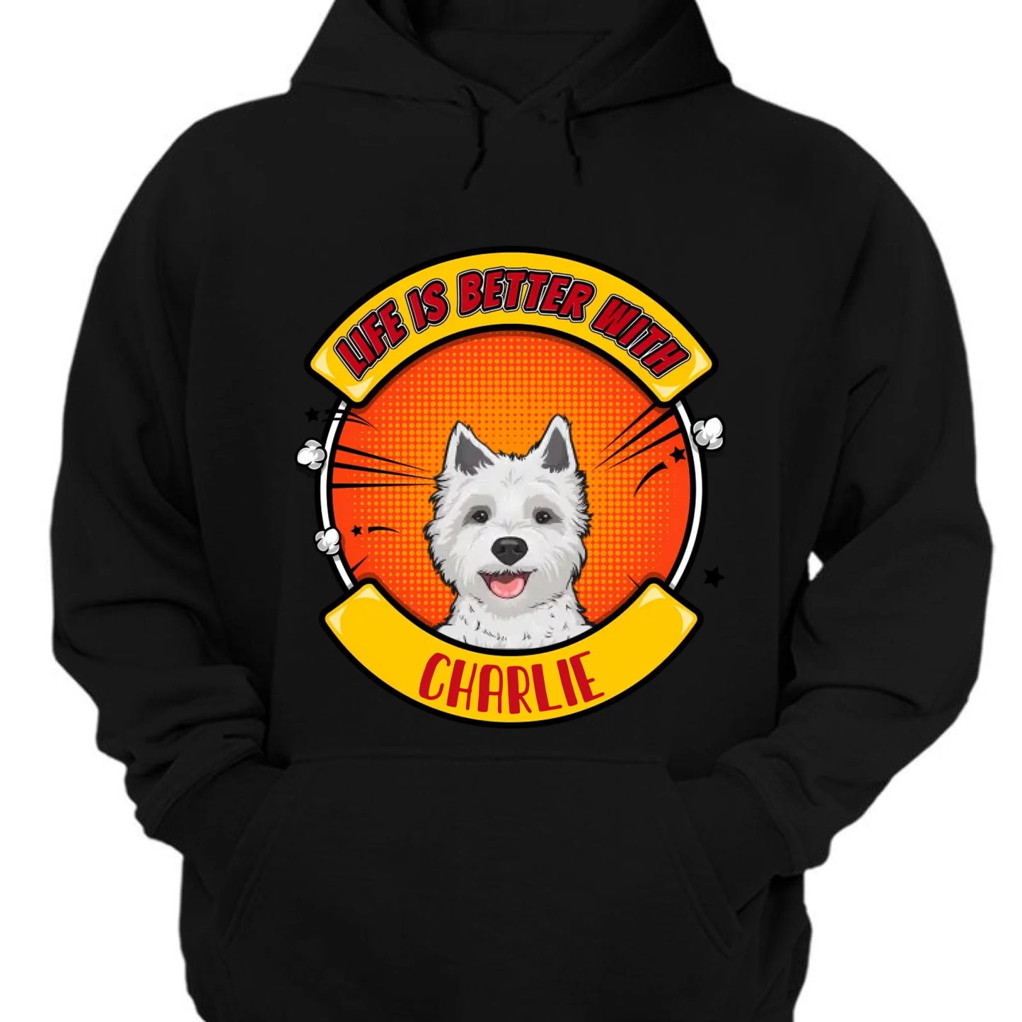 Life Is Better With Dog - Personalized Unisex T-shirt, Sweatshirt, Hoodie - Gifts For Dog Lovers