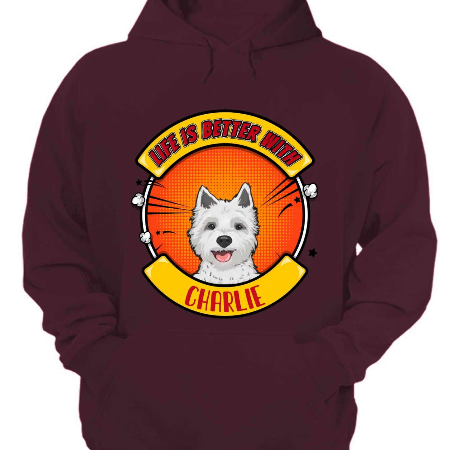 Life Is Better With Dog - Personalized Unisex T-shirt, Sweatshirt, Hoodie - Gifts For Dog Lovers