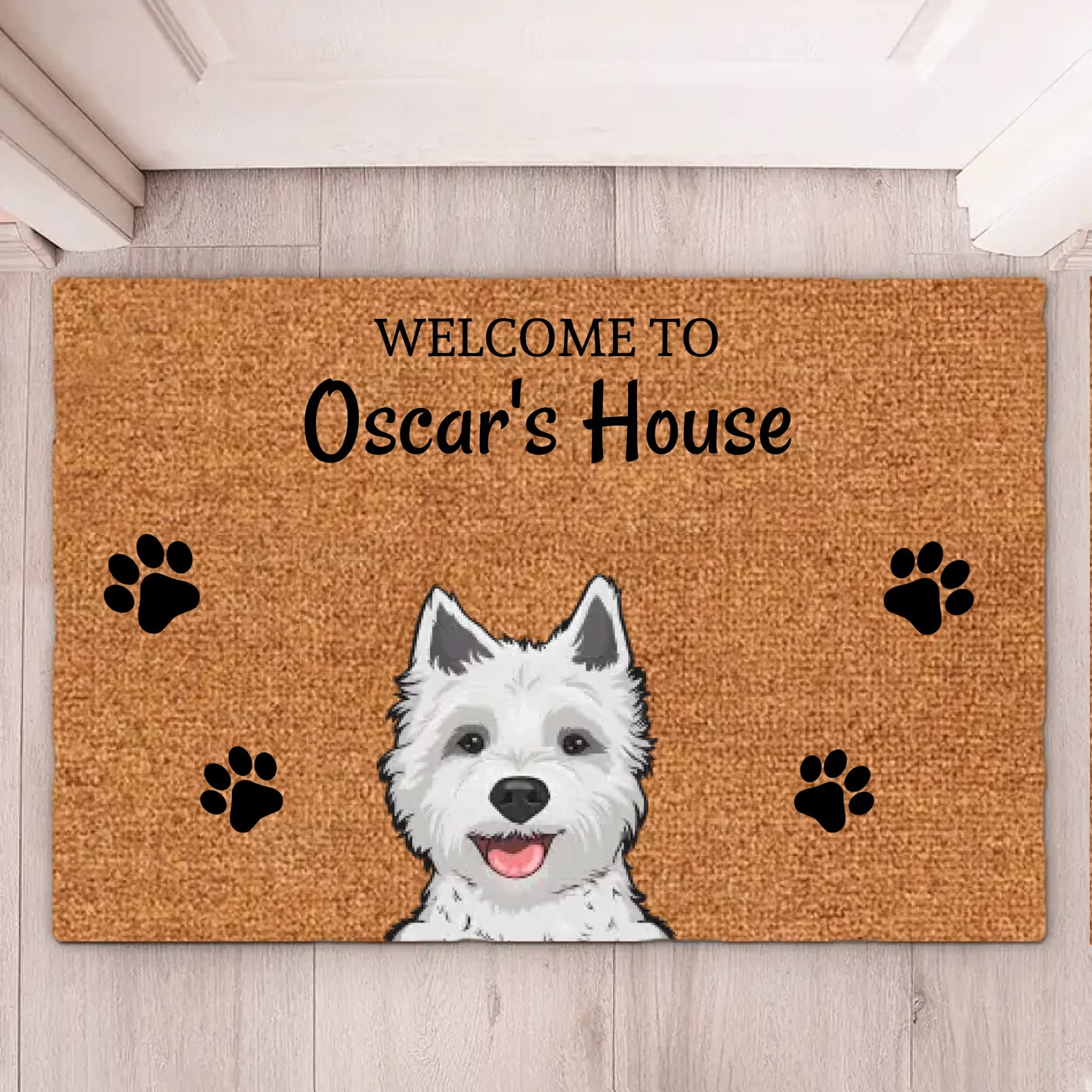 Welcome To Doormat - Personalized Dog Cat Doormat