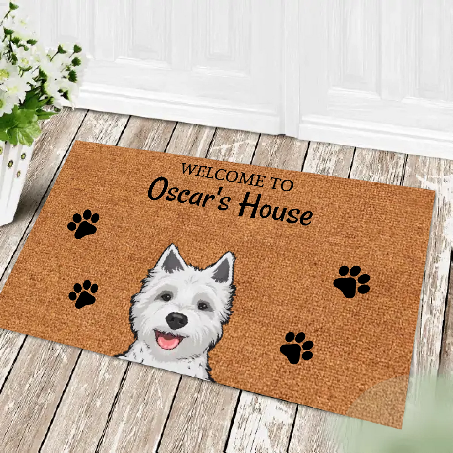 Welcome To Doormat - Personalized Dog Cat Doormat
