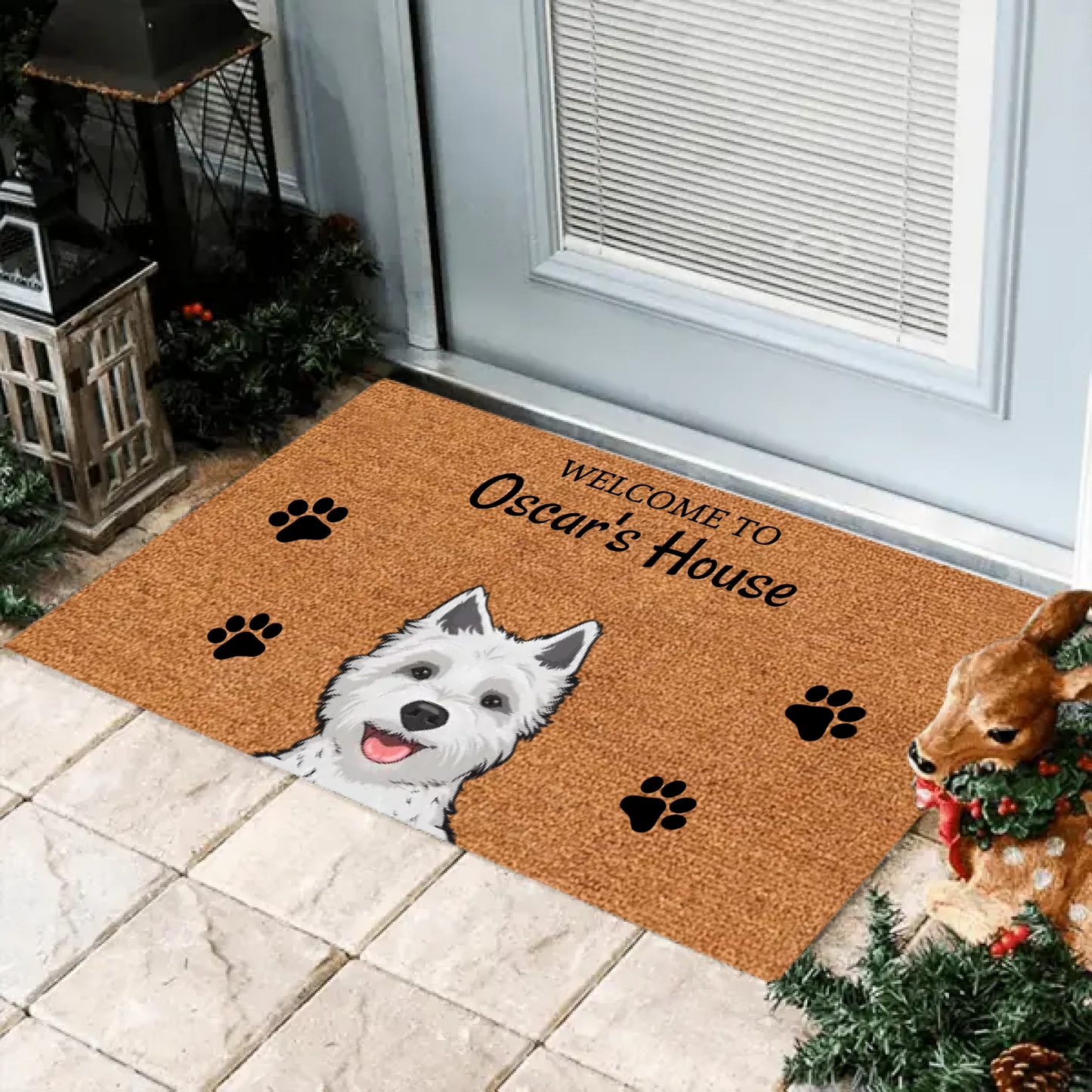 Welcome To Doormat - Personalized Dog Cat Doormat