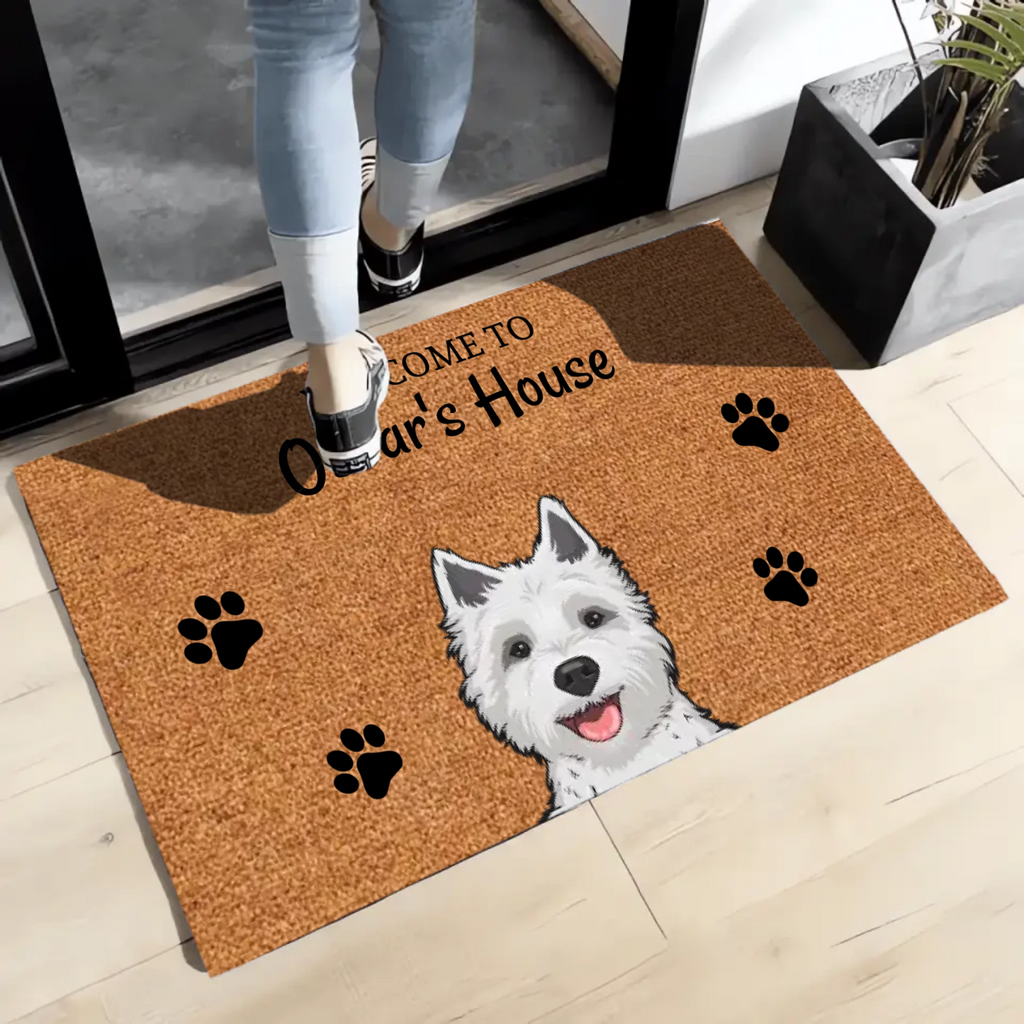 Welcome To Doormat - Personalized Dog Cat Doormat