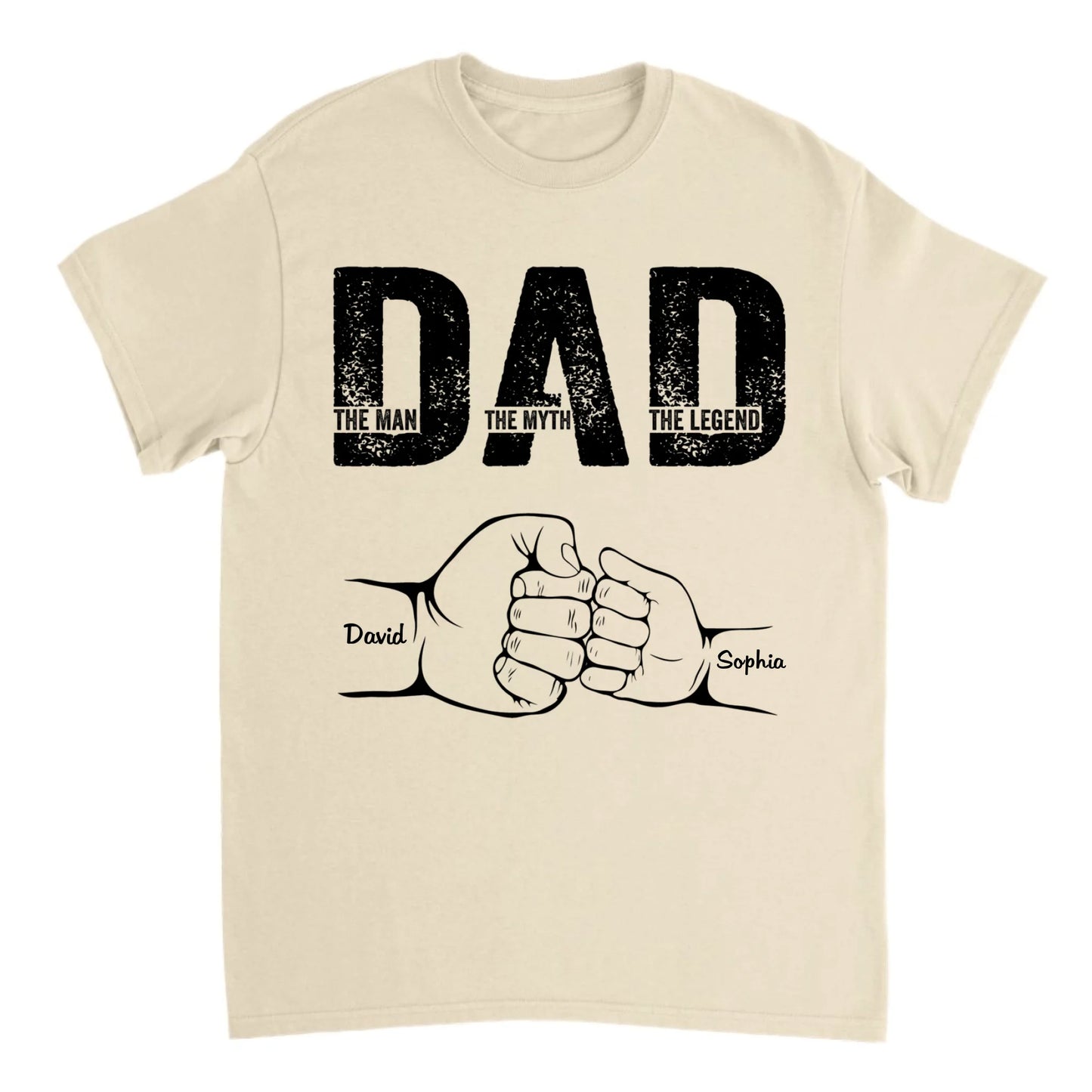 Love Papa - Personalized T-shirt - Gift For Dad, Father's Day Gift