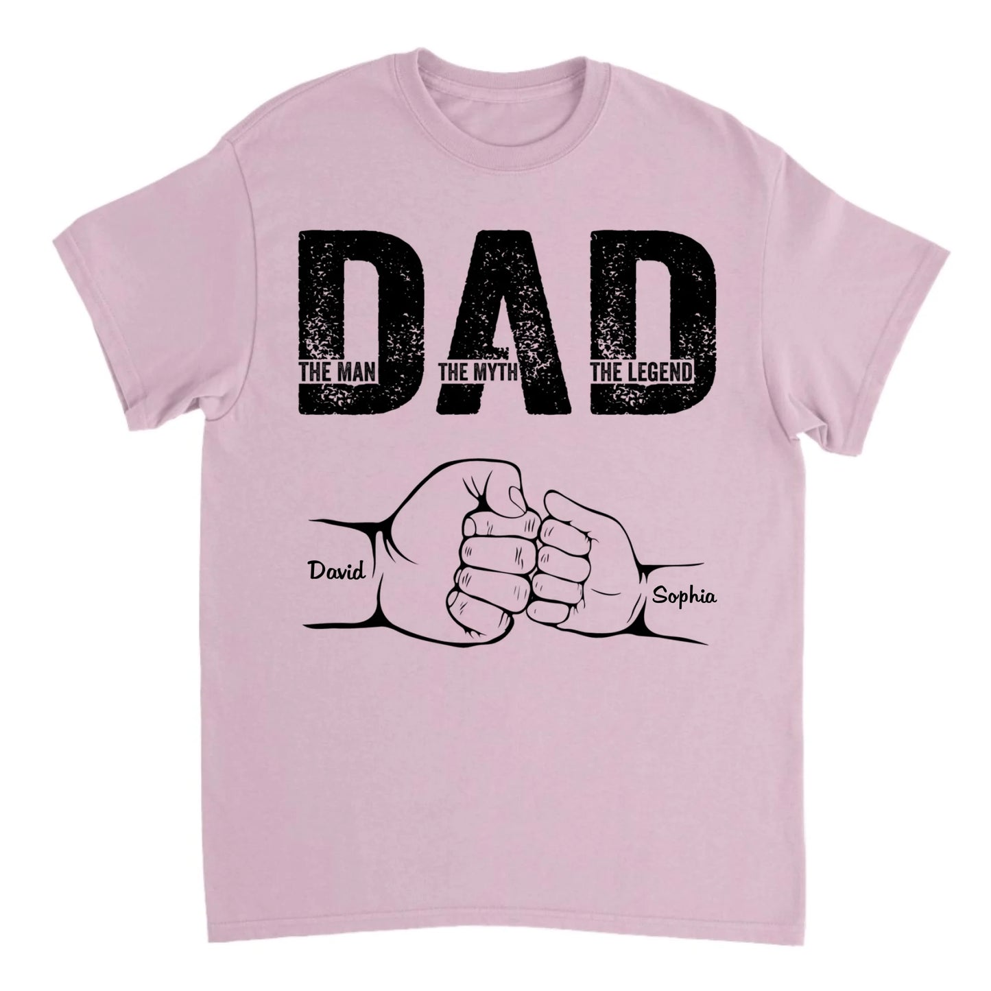 Love Papa - Personalized T-shirt - Gift For Dad, Father's Day Gift