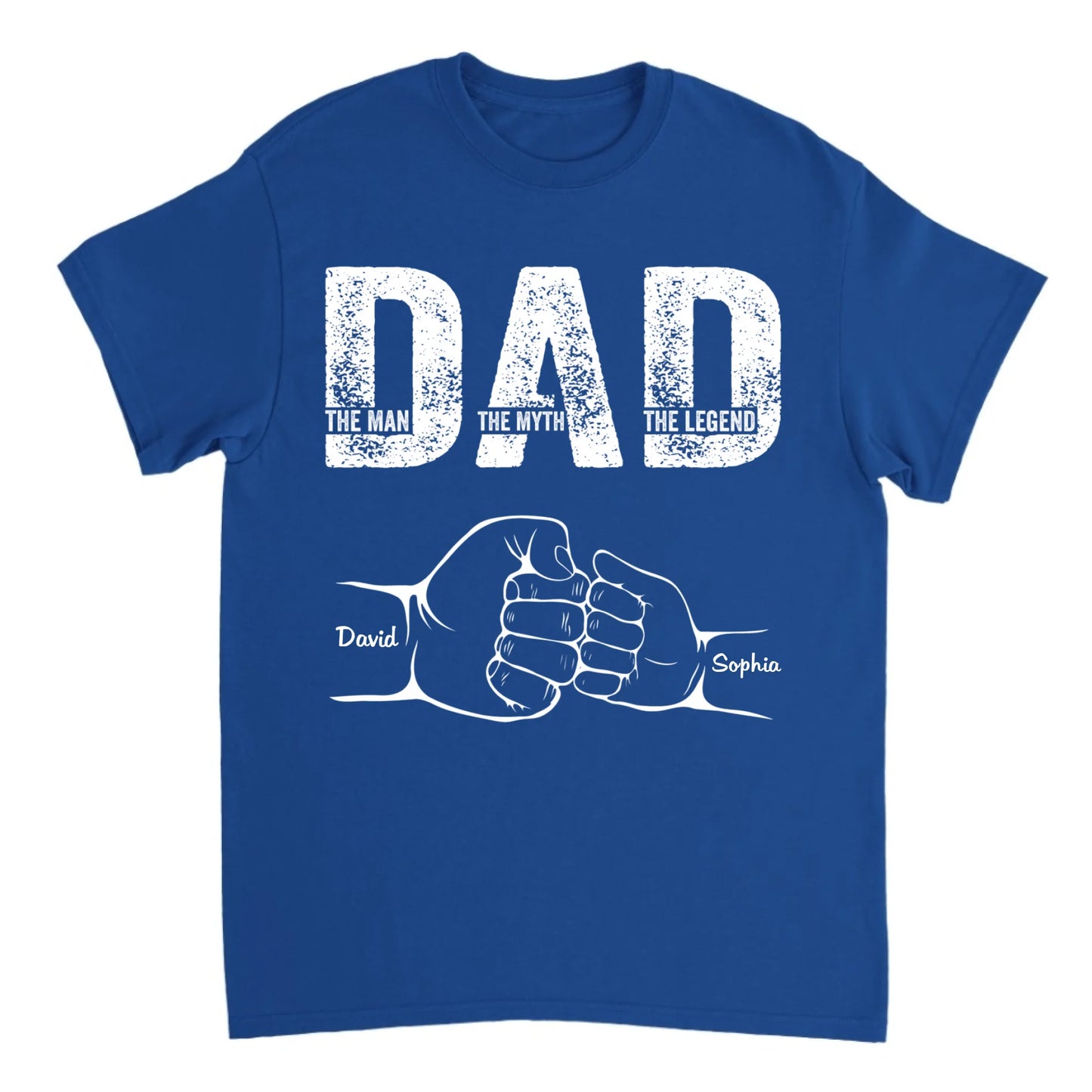 Love Papa 2 - Personalized T-shirt - Gift For Dad, Father's Day Gift