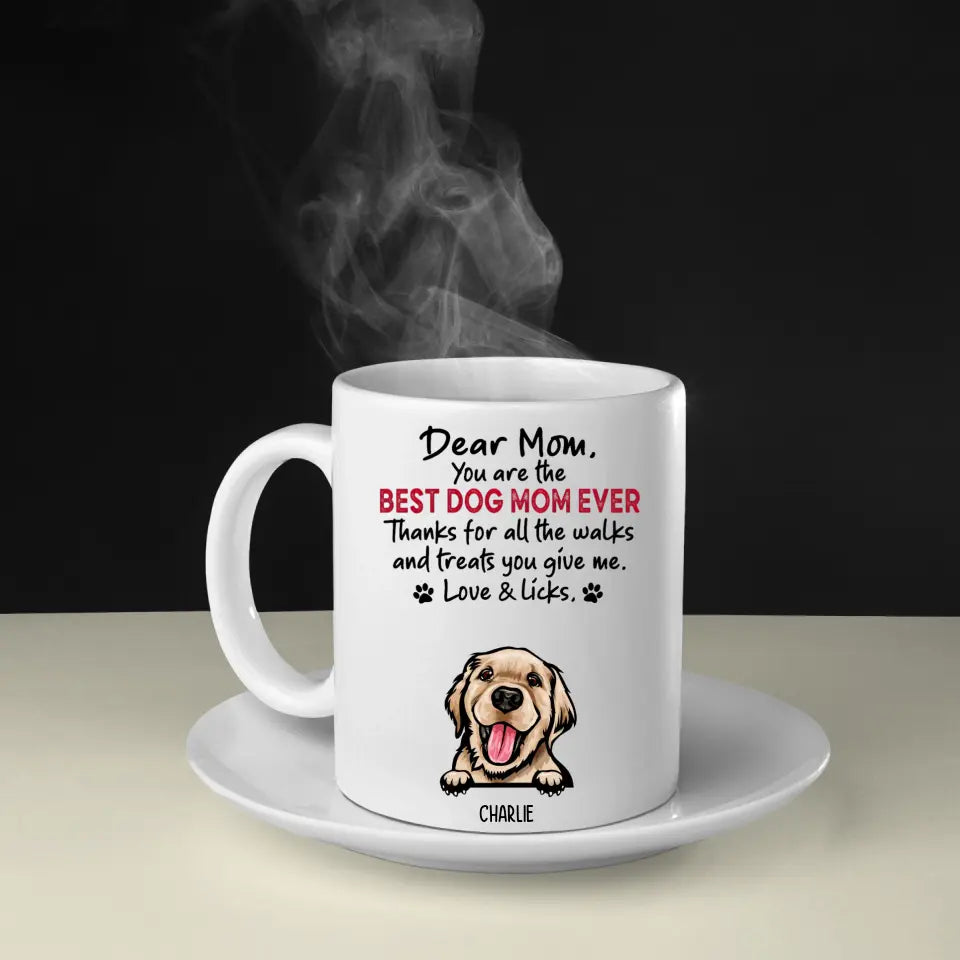 Thank You Walk And Treat - Personalized Custom Mug - Gifts For Dog Lovers