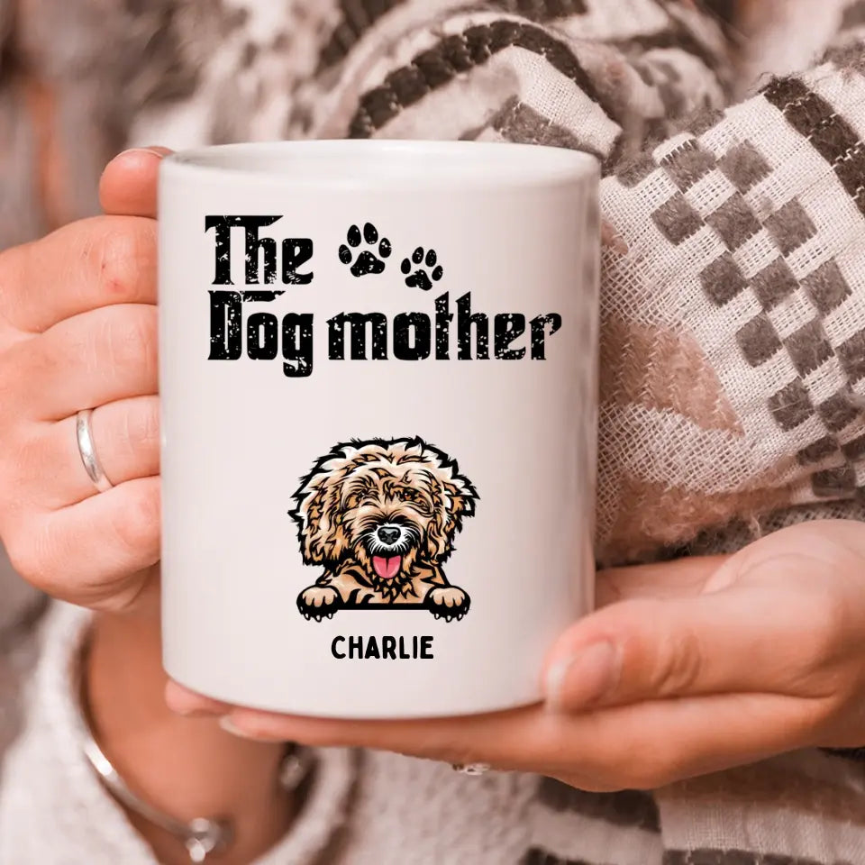 The Dog Father - Personalized Custom Mug - Gifts For Dog Lovers